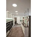 SLV LED Deckeneinbauleuchte MEDO 60 EL, Rahmenversion, Einbau-Ø 61cm, 1000/1050mA, 36W 3000/4000K (CCT Switch) 5000lm 105°, weiß