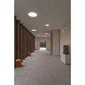 SLV LED Deckeneinbauleuchte MEDO 60 EL, Rahmenversion, Einbau-Ø 61cm, 1000/1050mA, 36W 3000/4000K (CCT Switch) 5000lm 105°, weiß