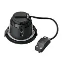 Outdoor Einbau-Downlight  VARU QPAR51 DL, IP65 IK02, Ø 10cm / DA 75mm, GU10 LED max. 5W, schwarz