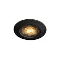 Outdoor Einbau-Downlight  VARU QPAR51 DL, IP65 IK02, Ø 10cm / DA 75mm, GU10 LED max. 5W, schwarz