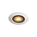 SLV Outdoor Einbau-Downlight  VARU QPAR51 DL, IP65 IK02, Ø 10cm / DA 75mm, GU10 LED max. 5W, schwarz / weiß