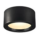 Premium-LED Deckenleuchte FERA 25, Ø 25cm, 21W 3000K 2000lm 100°, schwarz