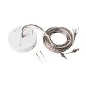 Suspension set for MEDO LED Luminaire, 500cm, DALI / 1-10V dimmable, white