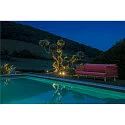 SLV Outdoor LED floor luminaire NAUTILUS SPIKE, IP55 IK03, 9W 3000K 520lm 60°, swiveling, inox 316