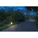SLV Outdoor Stehleuchte GLOO PURE 44 Pole, E27, IP44 IK04, Schirm Ø 20cm, Höhe 44cm, Anthrazit