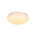 SLV Outdoor LED Wand- und Deckenleuchte LIPSY® 30 DOME, IP44 IK02, bombiert, Ø 30cm, 13.5W 3000/4000K 1600lm, weiß