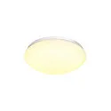 SLV Outdoor LED Wand- und Deckenleuchte LIPSY® 30 DOME, IP44 IK02, bombiert, Ø 30cm, 13.5W 3000/4000K 1600lm, weiß