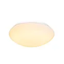 SLV Outdoor LED Wand- und Deckenleuchte LIPSY® 40 DOME, IP44 IK02, bombiert, Ø 35cm, 17.5W 3000/4000K 2200lm, weiß
