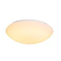 SLV Outdoor LED Wand- und Deckenleuchte LIPSY® 50 DOME, IP44 IK02, bombiert, Ø 40cm, 20W 3000/4000K 2700lm, weiß