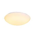 SLV Outdoor LED Wand- und Deckenleuchte LIPSY® 50 DOME, IP44 IK02, bombiert, Ø 40cm, 20W 3000/4000K 2700lm, weiß