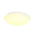 SLV Outdoor LED Wand- und Deckenleuchte LIPSY® 50 DOME, IP44 IK02, bombiert, Ø 40cm, 20W 3000/4000K 2700lm, weiß