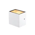 SLV LED Außenwandleuchte SITRA S WL UP/DOWN, IP65 IK05, 11W 3000/4000K (CCT Switch) 1100/1270lm 2x105°, schaltbar, weiß