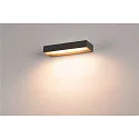 SLV Premium LED Outdoor Wall luminaire PEMA® WL, IP54 IK05, 7.7W 3000K 450lm  110°, anthracite