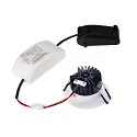 SLV LED Outdoor Recessed Downlight PATTA-I round, IP65 IK02, 7.3W 1800-3000K 440lm, dim to warm, white
