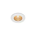 SLV LED Outdoor Recessed Downlight PATTA-I round, IP65 IK02, 7.3W 1800-3000K 440lm, dim to warm, white
