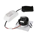 SLV LED Outdoor Einbau-Downlight PATTA-I SQUARE DTW, IP65 IK02, 7.3W 1800-3000K 440lm, CRi 97, Dim-to-Warm, starr, Alu gebürstet
