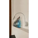 SLV Premium-LED Displayleuchte DIO FLEX PLATE, mit Flex-Arm und Schalter, 1.9W 45°, 2700K 82lm, Weiß