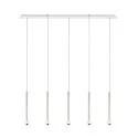 Pendelleuchte FITU PD, E27, Länge 40cm, Pendel 250cm, offenes Kabelende, Schwarz