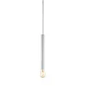 Pendelleuchte FITU PD, E27, Länge 40cm, Pendel 250cm, offenes Kabelende, Schwarz