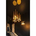 FITU 5er Rosette für FITU PD Pendelleuchten, RUND, max. 16A, Schwarz