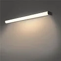 SLV Premium-LED Wandleuchte MARYLIN, IP44, Chrom / Weiß, 120°, Länge 90cm, 21W 3000K 1400lm