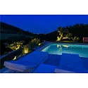 Premium LED Outdoor Earth spike luminaire LED SPIKE, IP55 IK06, 6W 3000K 400lm 40°, swiveling, anthracite