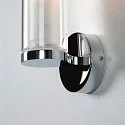 SLV Wandleuchte WL 105 Badleuchte/Spiegelleuchte, Doppelglas, 1x E14, IP44, chrom