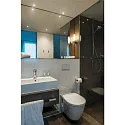 SLV Wandleuchte WL 105 Badleuchte/Spiegelleuchte, Doppelglas, 1x E14, IP44, chrom