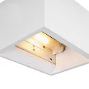 SLV Wandleuchte PLASTRA QT-DE12 WL Gipsleuchte, R7s 118mm, weiß