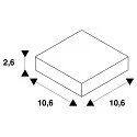 SLV SLV VALETO® Gateway, Metall gebürstet / Schwarz