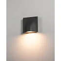 SLV LED Outdoor Wandleuchte VILUA II WL, IP54, 16W 3000K 810lm 100°, Anthrazit