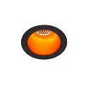 SLV LED Deckeneinbauleuchte HORN MAGNA, 7.7W 3000K,, 400lm 25°, Schwarz / Gold