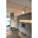 SLV LED Seilleuchte NOBLO® SPOT für Niedervolt-Seilsystem TENSEO, IP20, 8.5W 2700K 36°, kardanisch (90° / 340°), weiß
