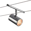 LED Seilleuchte NOBLO® SPOT für Niedervolt-Seilsystem TENSEO, IP20, 8.5W 2700K 36°, kardanisch (90° / 340°), chrom
