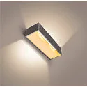 SLV LED Wandleuchte LOGS IN L, Up/Down, indirekt, CRi >90, TRIAC dimmbar, 18W 3000K 1600lm, alu / weiß