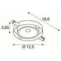 LED Wire luminaire DURNO for TENSEO low-voltage wire system, 9W, 2700K, 360lm, black