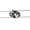 LED Seilleuchte DURNO für TENSEO Niedervolt-Seilsystem, 9W, 2700K, 360lm, chrom