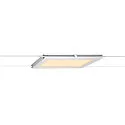 SLV LED Seilleuchte PLYTTA rectangular für TENSEO Niedervolt-Seilsystem, 9W, 2700K, 580lm, weiß