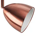 SLV 3-Phasen-Strahler PARA CONE 14, GU10 QPAR51 max. 25W, inkl. Adapter, Kupfer / innen weiß