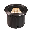 LED Floor recessed luminaire DASAR® 270 LED Outdoor luminaire, round, asymmetrical light beam, 30W, IP65/IP67, black