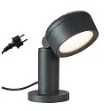 SLV LED Outdoor luminaire ESKINA 30 POLE LED Floor lamp, 14,5W, 95°, 3000/4000K, 1000lm, IP65, dimmable, anthracite