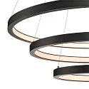 SLV LED Pendelleuchte ONE TRIPLE DALI, 65W 3000/4000K 3900/4200lm, DALI dimmbar, Schwarz