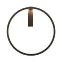 LED Wandleuchte ONE 60 DALI, 25W 3000/4000K 1400/1500lm, DALI dimmbar, schwarz