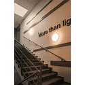 SLV Outdoor LED Wand- und Deckenleuchte LIPSY® 40 DRUM DALI, IP44 IK02, zylindrisch, Ø 35cm, 18W 3000/4000K 2300lm, DALI dimmbar