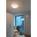 SLV Outdoor LED Wand- und Deckenleuchte LIPSY® 40 DRUM DALI, IP44 IK02, zylindrisch, Ø 35cm, 18W 3000/4000K 2300lm, DALI dimmbar