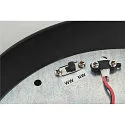 SLV LED Deckenleuchte FERA 25 CL DALI LED Downlight, 19,5W, 90°, 3000/4000K, 1650lm, Glas matt, schwarz