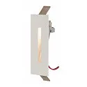 LED Wall recessed luminaire NOTAPO, 3000K, 6lm, white, 10.5cm