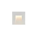SLV LED Treppenleuchte / Wandeinbauleuchte MOBALA, IP20, Asymmetrisch, 230V/24V, 1.3W 3000K 14lm, weiß