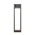 SLV LED Standleuchte / Wegeleuchte QUAD POLE, IP65 IK02, 18W 3000K 1550lm 100°, schwenkbar 180°, schaltbar, anthrazit