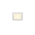 LED Deckeneinbauleuchte SENSER 12 DL, eckig, 6W, 440lm, IP20, weiß, 3000K